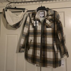 Steve Madden Plaid Jacket